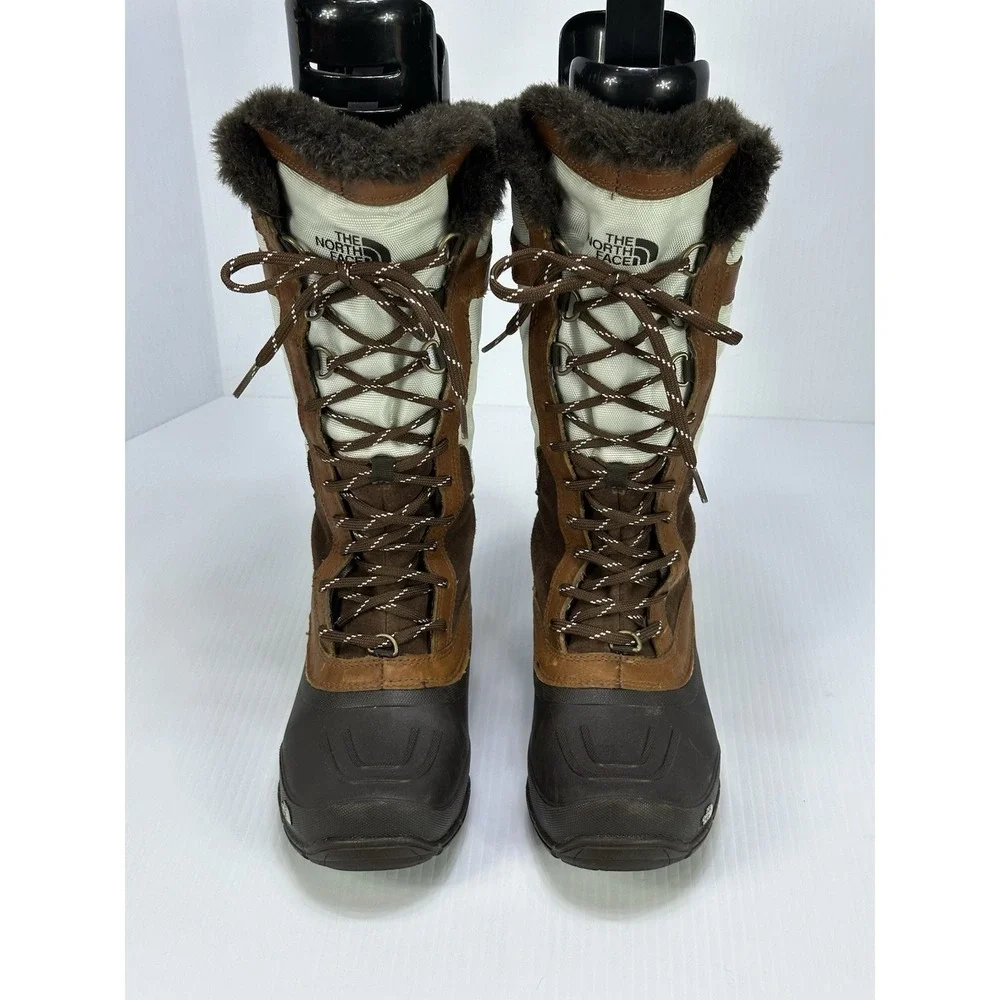 The North Face Shellista Lace Luxe Women's 6 Tall Winter Boots Faux Fur